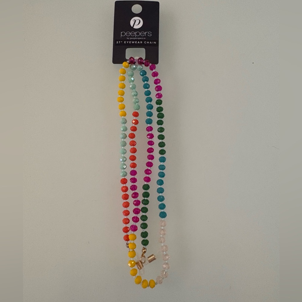 Peepers Multicolor Beaded Eyewear Chain